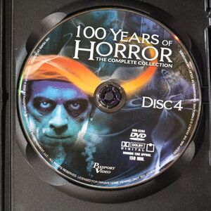 100 Years of Horror Disc 4 DVD BLANK CASE